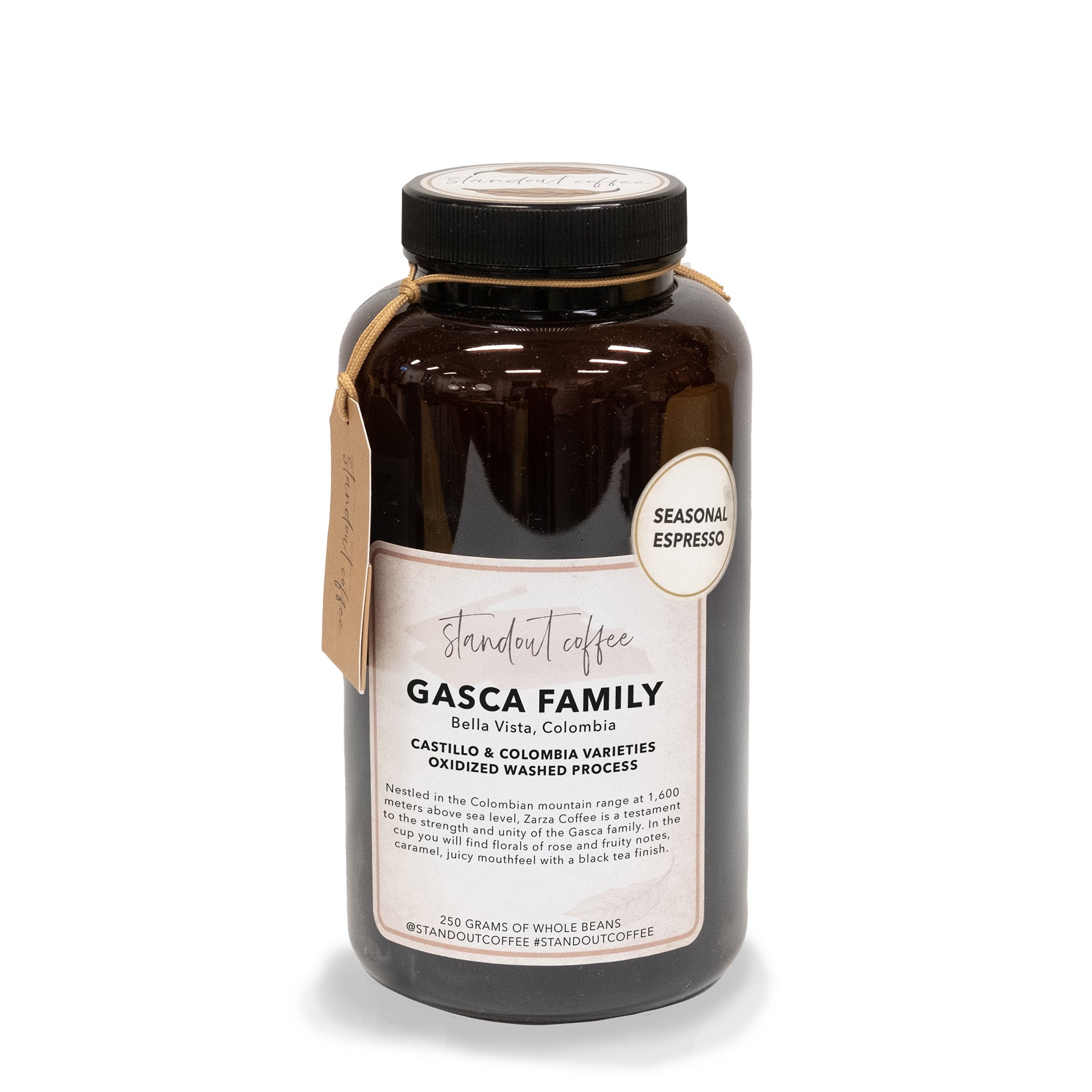 Gasca Family Oxidized Washed Castillo & Colombia Varieties - Colombia –  Standout Coffee